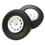 Alloy 1.9 Wheel & Tire (2) 394g Total for Scale Crawler (O.D.=97mm) (Damaged)