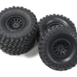 Original Axial Wheels & Tires for 1/10 SCX10 iii Base Camp 4X4 (new, take-off)