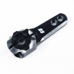 Sanwa Single Arm 3mm V2 (servo gear hole to ball end hole length:20mm)- Black