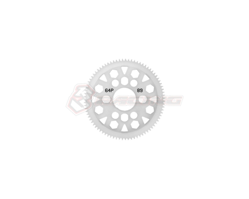 3RAC-SG6489V2 3Racing 64 Pitch Plastic Spur Gear 89T Ver.2 - Image 1