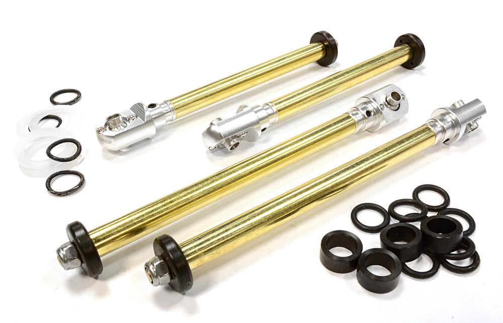 BAJ362SILVER Complete Rebuilt Kit for BAJ249 Type Piggyback Shock (4) w/ 8mm Shafts - Image 1