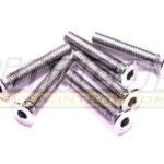 7075 Lightweight Aluminum Flat Head Screw (6) 3x18mm