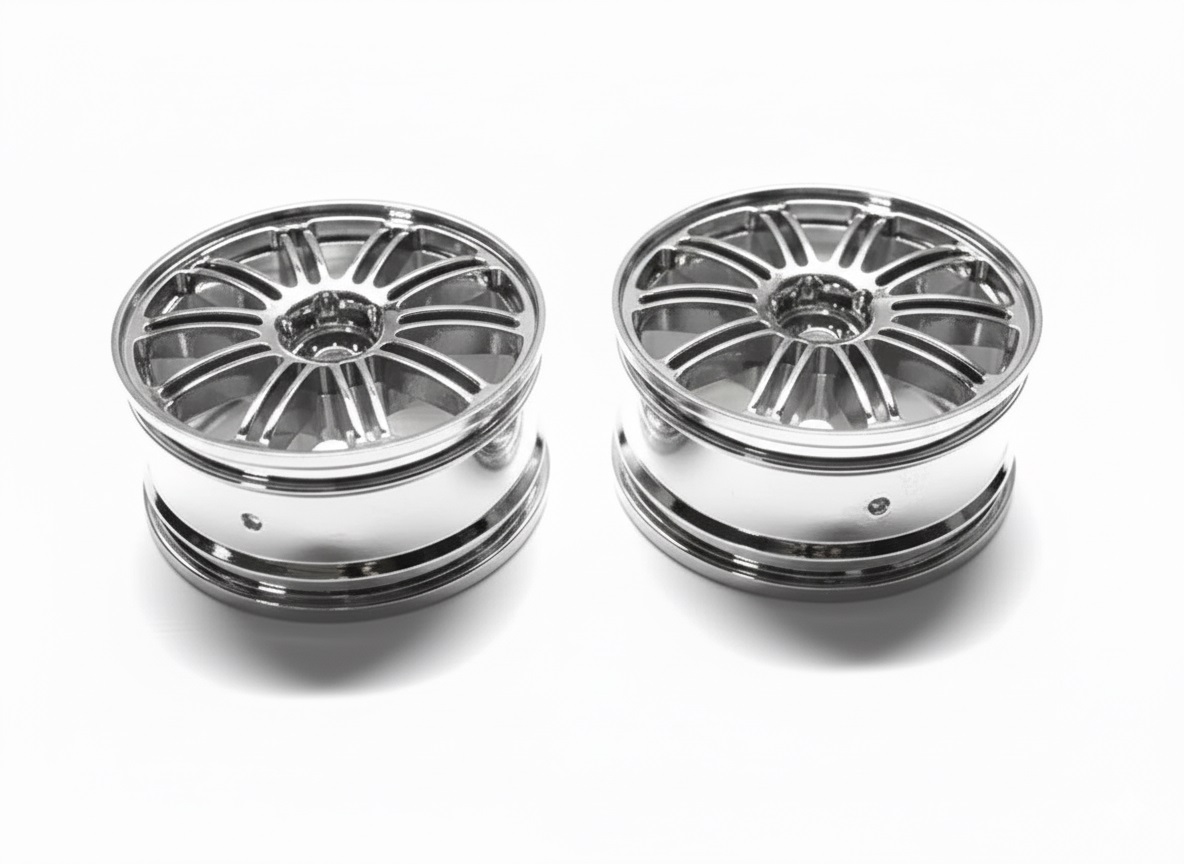 C22362 26mm 10 Dual Spoke Chrome Wheel for Touring Car W=26mm Offset 1.5mm - Image 1