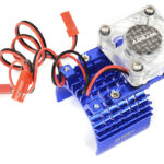 Blue Super Motor Heatsink with Cooling Fan for 540/550 Size Motors