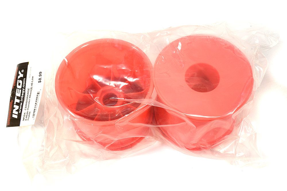 C22602ORANGE X-Wide Monster Wheel(2) 40-Low Profile (40 size) - Image 1