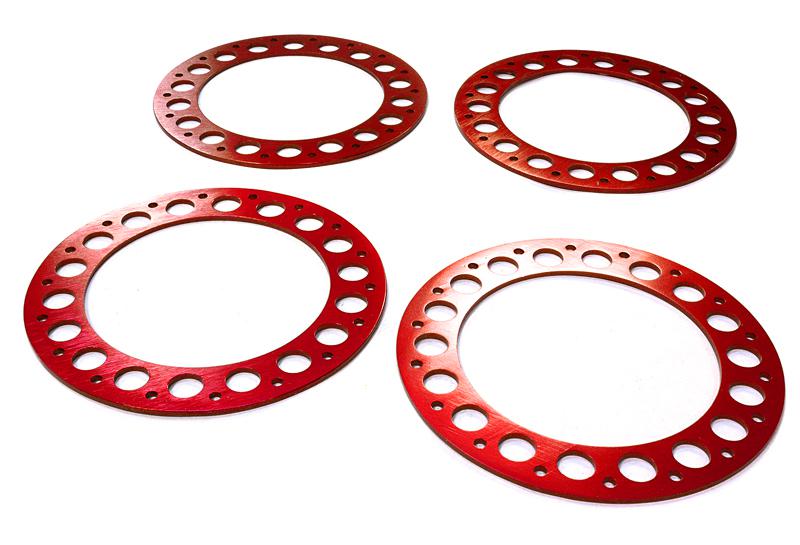 C22615RED Outer Red Ring O.D.102mm (4) for Beadlock Wheel - Image 1