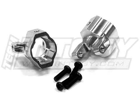 C22828SILVER Heavy-Duty Caster Blocks for Axial AX10 Scorpion AX80012 - Image 1