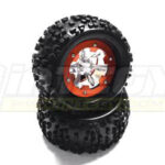 Type IV 3.0 Size Wheel & Tire (2) for 1/10 Rock Crawler w/ 12mm Hex (O.D.=138mm)