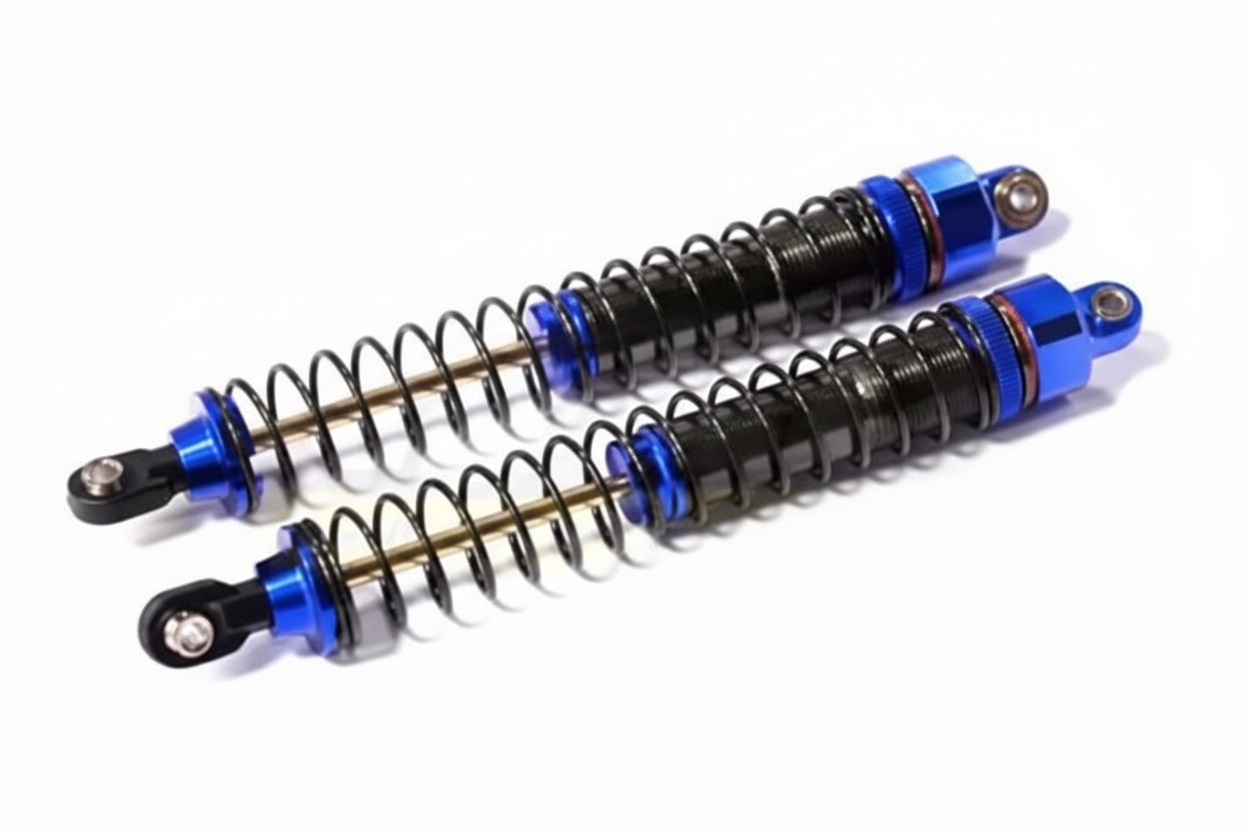 C22884BLUE Type II Alloy Shock (2) for Axial AX10 Scorpion (L=126mm) - Image 1