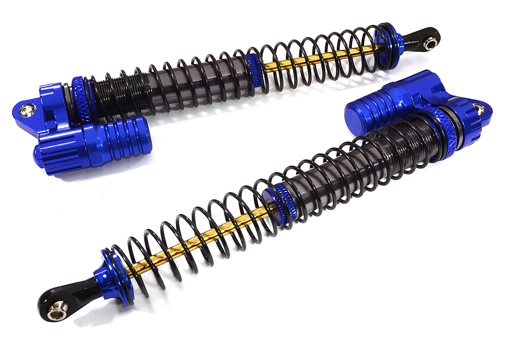 C23015BLUE Piggyback MSR11 Rock Crawler Shock Set (2) 148mm - Image 1