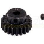 Billet Steel Pinion Gear 21T, 1M/5mm Shaft for 1/8 Off-Road & Savage Flux