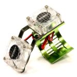 Twin Cooling Fan + Heatsink for 540/550 Size Motor w/ 36mm O.D.