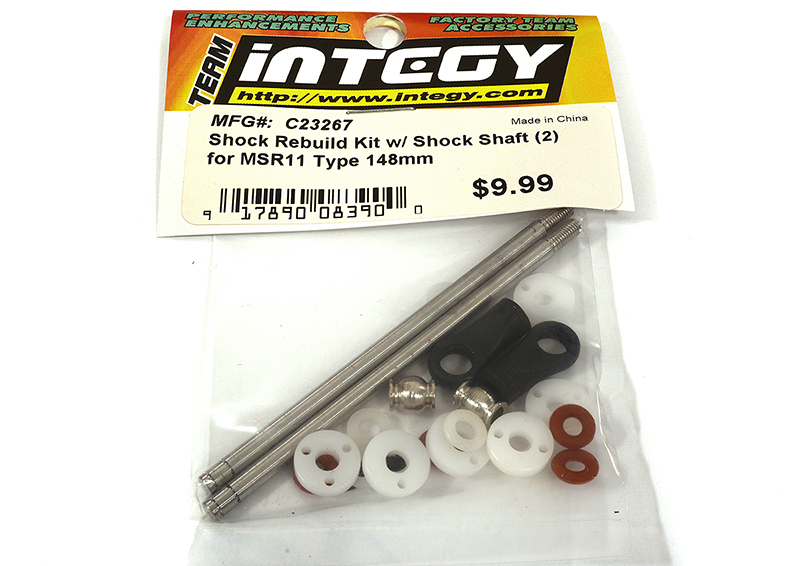 C23267 Shock Rebuild Kit w/ Shock Shaft (2) for MSR11 Type 148mm - Image 1