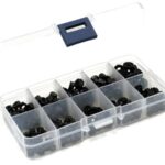 Assorted Replacement Nut & Lock Nut Kit M3 & M4 Sizes w/ Carrying Box