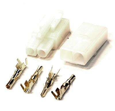 C23353WHITE TAM 7.2V Type Connector Set - Image 1