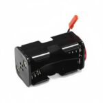 Battery Box x 4 Cells, AA Size for Charging, RX, LED & Cooling Fan