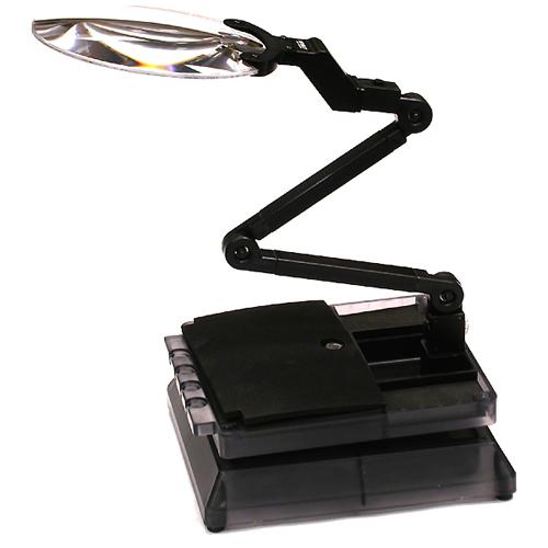 C23474 Universal Workstation Car Stand w/ LED Light & Magnifying Len - Image 1