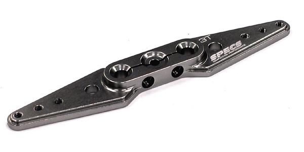 C23556GUN Billet Machined Servo Horn 23T for KO & JR Servo (r=31mm, 38mm-44mm Holes) - Image 1