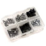 Assorted Replacement M3 Cap Head Hex Screw Kit + M3 Lock Nut w/ Carrying Box
