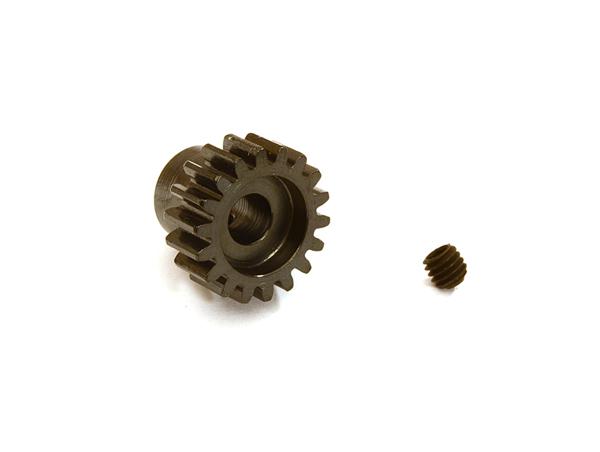 C23773 V2 HD Billet 32 Pitch, MOD 0.8 Steel Pinion 18T for BL Applications w/ 5mm Shaft - Image 1