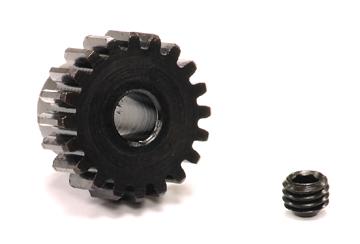 C23775 HD Billet 32 Pitch, MOD 0.8 Steel Pinion 20T for BL Applications w/ 5mm Shaft - Image 1