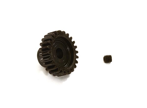 C23779 V2 HD Billet 32 Pitch, MOD 0.8 Steel Pinion 24T for BL Applications w/ 5mm Shaft - Image 1