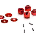 Billet Machined Hex Wheel Hub Set (4) for Axial Wraith 2.2 AXA1090 AX30429