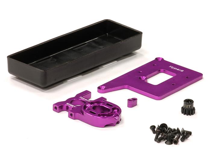C23864PURPLE Brushless Conversion Kit for Hobao Hyper 8 w/ Pinion Gear - Image 1