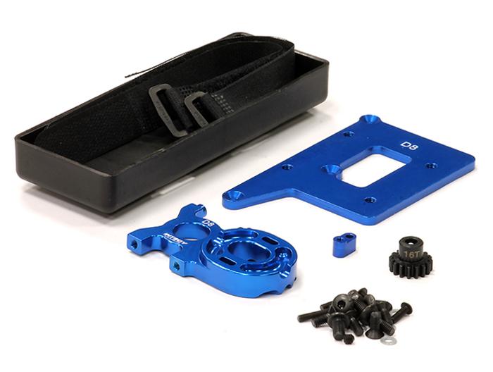 C23865BLUE Brushless Conversion Kit for HPI Hot Bodies D8 w/ Pinion Gear - Image 1