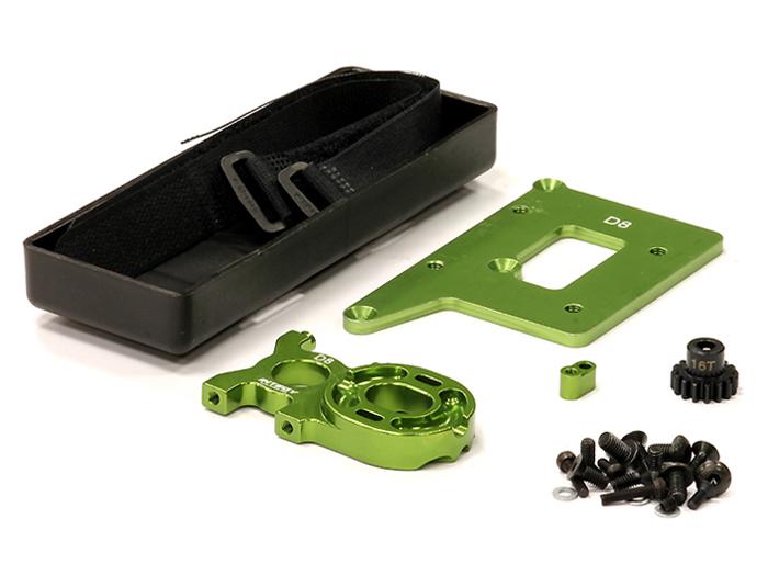 C23865GREEN Brushless Conversion Kit for HPI Hot Bodies D8 w/ Pinion Gear - Image 1