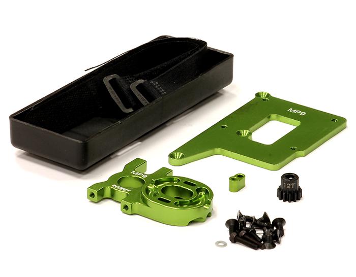 C23866GREEN Brushless Conversion Kit for Kyosho MP9 w/ Pinion Gear - Image 1