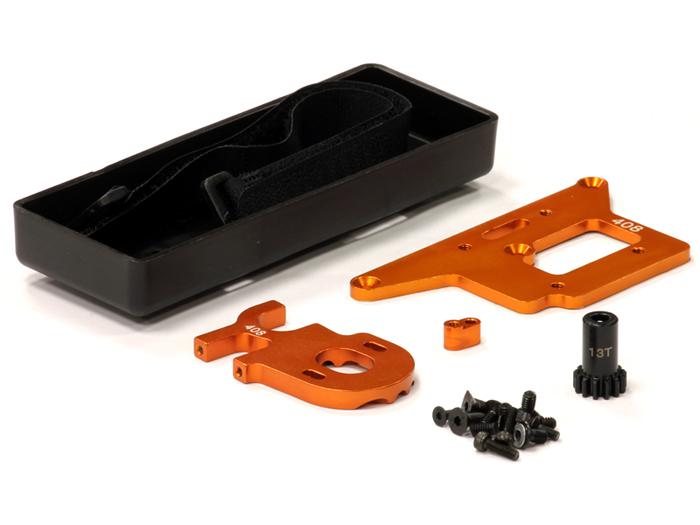 C23870ORANGE Brushless Conversion Kit for Durango 408 w/ Pinion Gear - Image 1