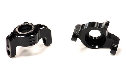 C23935BLACK Billet Machined Alloy Type II HD Steering Blocks for Axial Wraith 2.2 AX80061 - Image 1