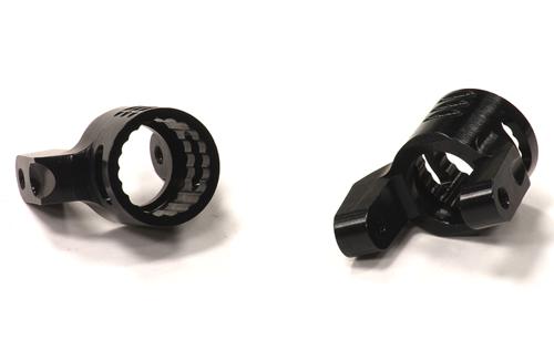 C23936BLACK Billet Machined Alloy Type II C Hub Carriers for Axial Wraith 2.2 AX80062 - Image 1