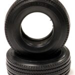 Type I All Terrain Wide Front Rubber Tire (2) HD for Tamiya 1/14 Tractor Truck
