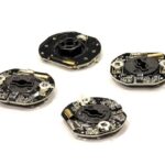 Dynamic LED Wheel Light Kit (4) by G.T. Power for 1/10 Drifting and Touring Car