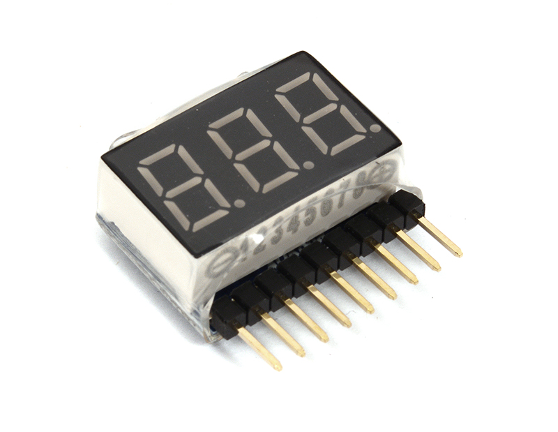 C24102 Type II Digital Voltage Checker for LiPo Battery 1S-6S Packs 2.8V-25.2V - Image 1