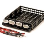 T8 Realistic 1/10 Scale Metal Luggage Tray with 4 LED Adj. Spot Light 125x107mm