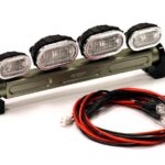 Realistic Roof Top Spot Light Set (4) LED White w/ Adj. Housing for 1/10 1/8 1/5