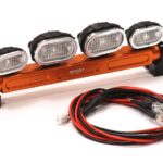 Realistic Roof Top Spot Light Set (4) LED White w/ Adj. Housing for 1/10 1/8 1/5