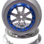 Billet Machined T1 Front Alloy Wheel (2) for Axial EXO Terra Buggy