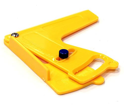 C24207YELLOW Standard Size Plastic Camber Gauge - Image 1