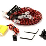 Complete 8 LED Light Kit with Control Box Module for Airplanes & Helicopter