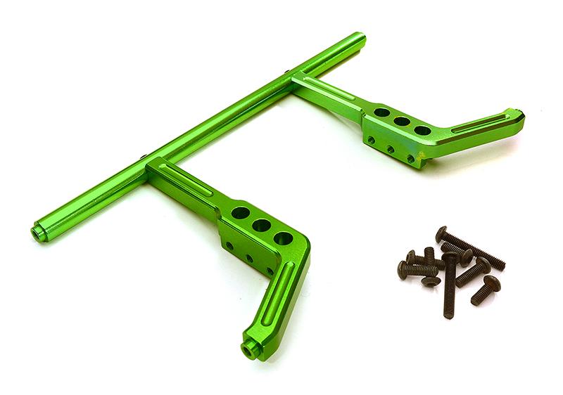 C24398GREEN Billet Machined Tube Frame Shock Mount Rear for Axial Wraith 2.2 AX80076 - Image 1