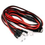 5mm LED Light 4pcs w/ JST Connector