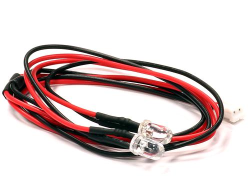 C24626RED 5mm LED Light 2pcs w/ Control Box Connector - Image 1