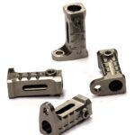Billet Machined Rock Rail Mounts (4) for Axial SCX-10, Dingo & Honcho AX80041