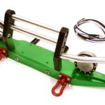 Machined Alloy Front Bumper w/ LED (2) for Axial SCX-10, Dingo & Honcho AX80044