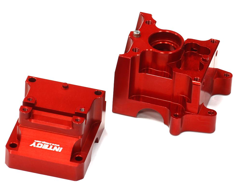 C24849RED Billet Machined Differential Case (1) for HPI 1/8 D8, Apache SC & C1 Flux - Image 1