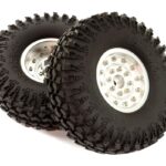 Billet Machined 0 Spoke Type XN 1.9 Wheel & Tire(2) for Scale Crawler O.D.=114mm